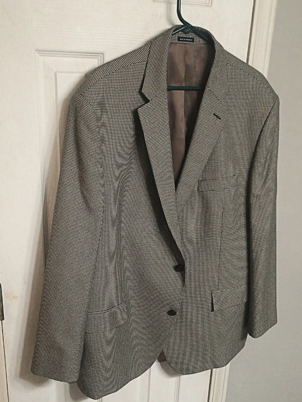 Izod Men Grayish Brown Blazer Only 48R